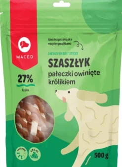 Maced Przysmak Pałeczki wołowe z królikiem dla psa op. 500g
