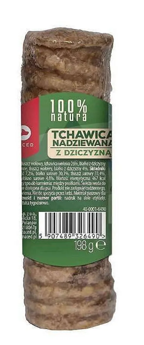 Maced Przysmak Tchawica nadziewana z dziczyzną dla psa op. 120g