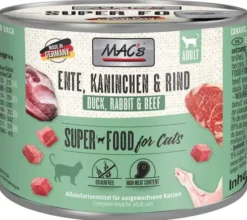 Mac's Adult Kaczka z królikiem i wołowiną Mokra Karma dla kota op. 200g
