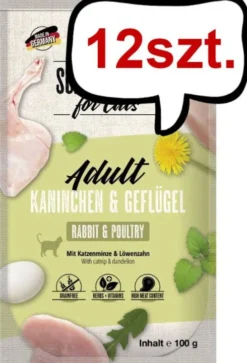 Mac's Adult Królik z drobiem Mokra Karma dla kota op. 100g Pakiet 12szt.