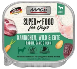 Mac's Adult Królik z dziczyzną i kaczką Mokra Karma dla psa op. 150g Pakiet 10szt.