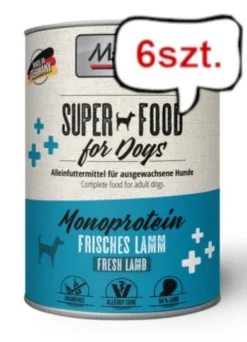 Mac's Adult Superfood Monoprotein Jagnięcina Mokra Karma dla psa op. 400g Pakiet 6szt.