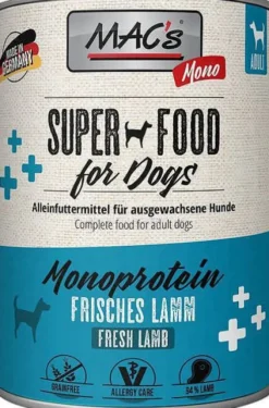 Mac's Adult Superfood Monoprotein Jagnięcina Mokra Karma dla psa op. 800g