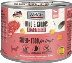 Mac's Adult Wołowina z dynią Mokra Karma dla psa op. 200g