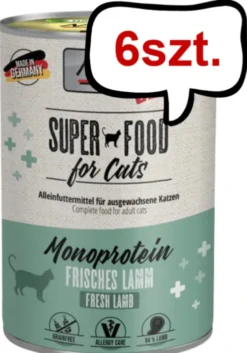 Mac's Monoprotein Jagnięcina Mokra Karma dla kota op. 400g Pakiet 6szt.