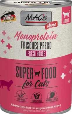 Mac's Monoprotein Konina Mokra Karma dla kota op. 400g