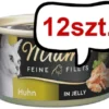 Miamor Feine Filets Adult Filet z kurczaka w delikatnej galaretce op. 100g Puszka Pakiet 12szt.