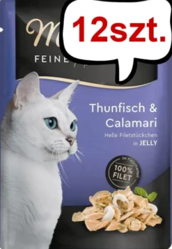 Miamor Feine Filets Adult Tuńczyk i kalmary Mokra Karma dla kota op. 100g SASZETKA Pakiet 12szt.