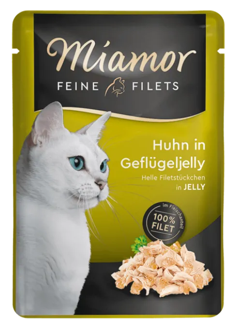 Miamor Feine Filets Kurczak w galarecie drobiowej op. 100g Pakiet 12 szt.