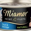 Miamor Feine Filets Naturell Adult Tuńczyk i krewetki Mokra Karma dla kota op. 80g