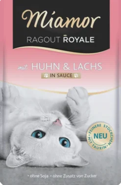 Miamor Ragout Royale Adult Kurczak i łosoś Mokra Karma dla kota op. 100g Pakiet 22szt.