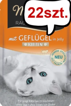 Miamor Ragout Royale Kitten Drób Mokra Karma dla kociąt op. 100g Pakiet 22szt.