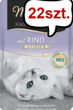 Miamor Ragout Royale Kitten Wołowina Mokra Karma dla kociąt op. 100g Pakiet 22szt.