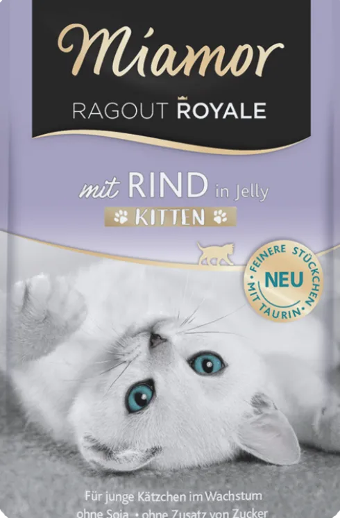 Miamor Ragout Royale Kitten Wołowina Mokra Karma dla kociąt op. 100g
