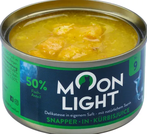 Moonlight Dinner nr 9 Lucjan, dynia Mokra Karma dla kota op. 80g Pakiet 24szt.