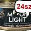 Moonlight Dinner nr 2 Tuńczyk, kurczak i krewetki Mokra Karma dla kota op. 80g Pakiet 24szt.