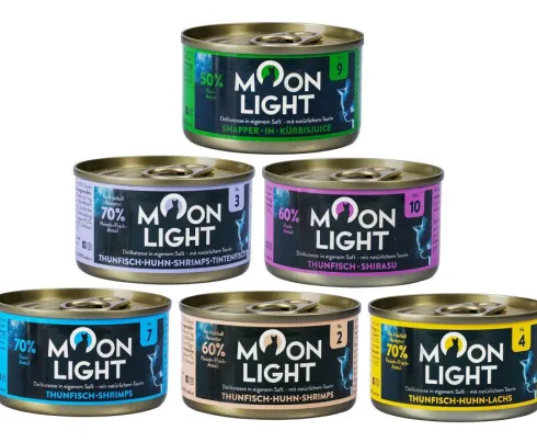 Moonlight Dinner Pakiet degustacyjny Mokra karma dla kota op. 6x80g