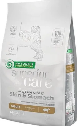 Nature's Protection Superior Care Adult Small Sensitive Skin&Stomach Sucha Karma dla psa op. 1.5kg