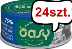Oasy Adult More Love Sardine with Vegetables Mokra Karma dla kota op. 70g Pakiet 24szt.