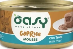 Oasy Caprice Adult Mousse with Trout Mokra Karma dla kota op. 85g Pakiet 18szt.
