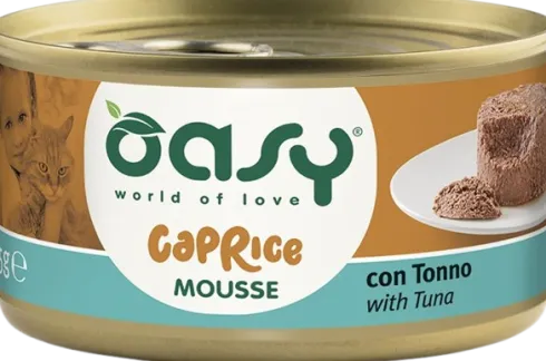 Oasy Caprice Adult Mousse with Tuna Mokra Karma dla kota op. 85g WYPRZEDAŻ
