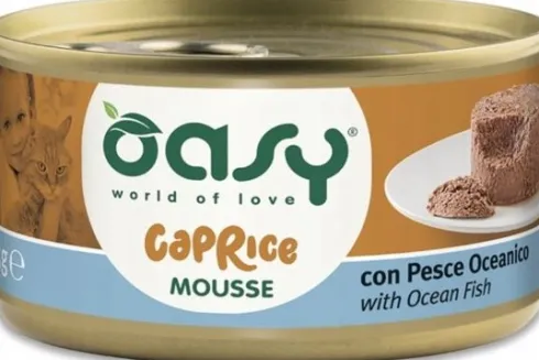 Oasy Caprice Adult Mousse with Ocean Fish Mokra Karma dla kota op. 85g