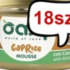 Oasy Caprice Adult Mousse with Rabbit Mokra Karma dla kota op. 85g Pakiet 18szt.