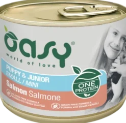 Oasy One Protein Puppy Mini Salmon mokra karma dla szczeniąt op. 200g Pakiet 24szt.