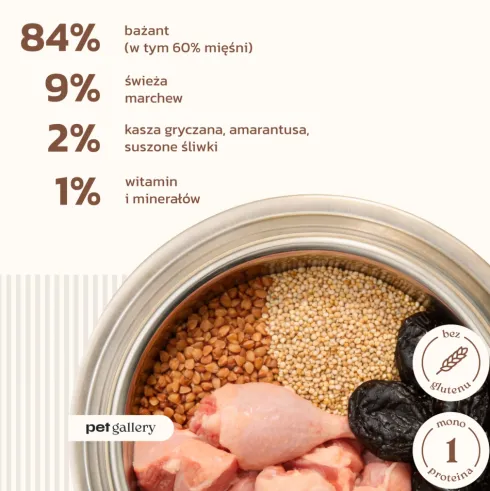 O'Canis Bażant z marchewką Mokra Karma dla psa op. 400g
