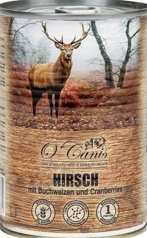 O'Canis Jeleń z kaszą gryczaną Mokra Karma dla psa op. 400g