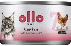Ollo Cat Chicken&Chicken heart Mokra Karma dla kota op. 70g