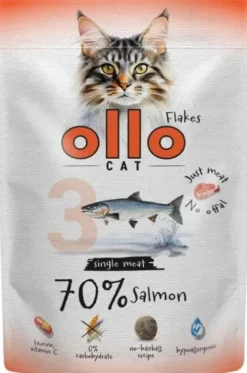 Ollo Cat Nr 3 Salmon Mokra Karma dla kota op. 85g Pakiet 12szt.