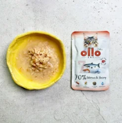 Ollo Cat Nr 7 Salmon&Shrimp Mokra Karma dla kota op. 85g