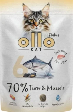 Ollo Cat Nr 6 Tuna&Mussels Mokra Karma dla kota op. 85g