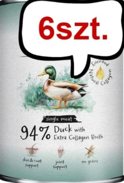 Ollo Plus Kolagen Duck Mokra Karma dla psa op. 800g Pakiet 6szt.