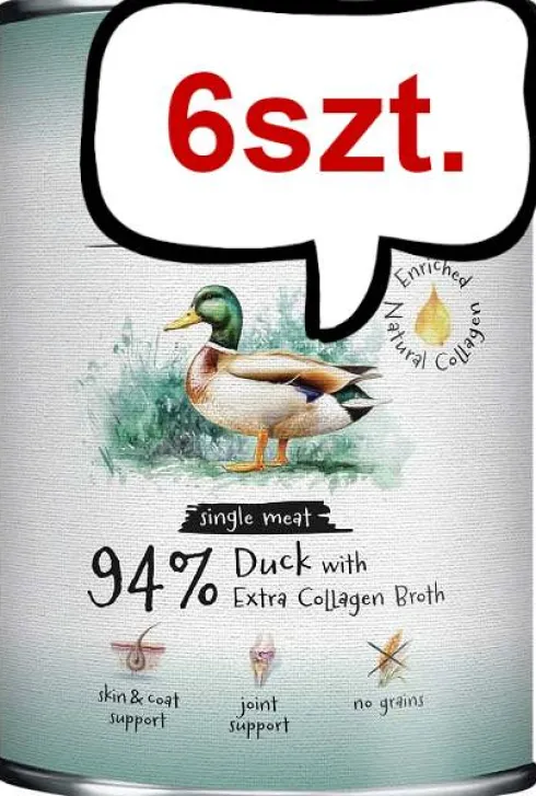 Ollo Plus Kolagen Duck Mokra Karma dla psa op. 800g Pakiet 6szt.