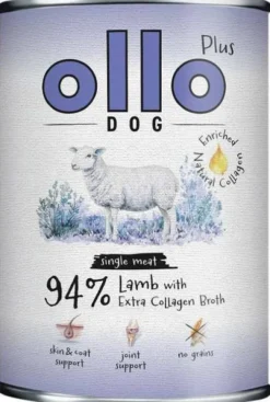 Ollo Plus Kolagen Lamb Mokra Karma dla psa op. 400g Pakiet 12szt.