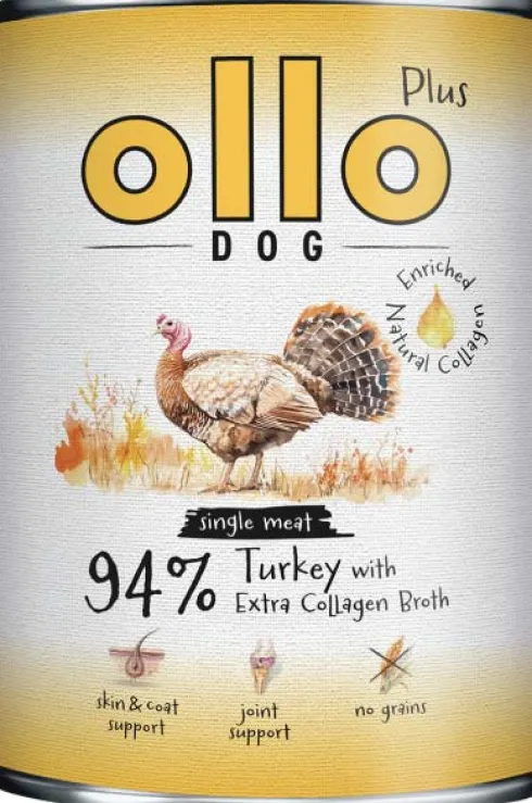 Ollo Plus Kolagen Turkey Mokra Karma dla psa op. 400g Pakiet 12szt.