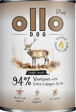 Ollo Plus Kolagen Venison Mokra Karma dla psa op. 400g