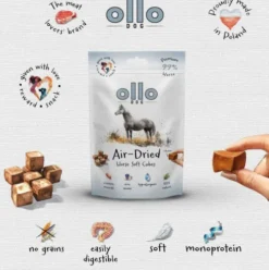 Ollo Przysmaki Air-Dried Horse Soft Cubes dla psa op. 80g