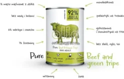 Ollo Pure Beef&Green Tripe Mokra Karma dla psa op. 400g