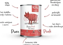 Ollo Pure Pork Mokra Karma dla psa op. 400g