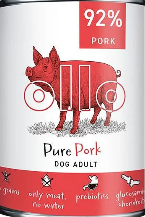 Ollo Pure Pork Mokra Karma dla psa op. 400g Pakiet 8szt.