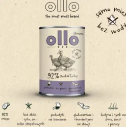 Ollo Umami Duck&Turkey Mokra Karma dla psa op. 850g Pakiet 6szt.