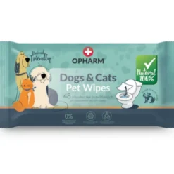 Opharm Dogs&Cats Pet Wipes Chusteczki nawilżane dla psa i kota op. 48szt.