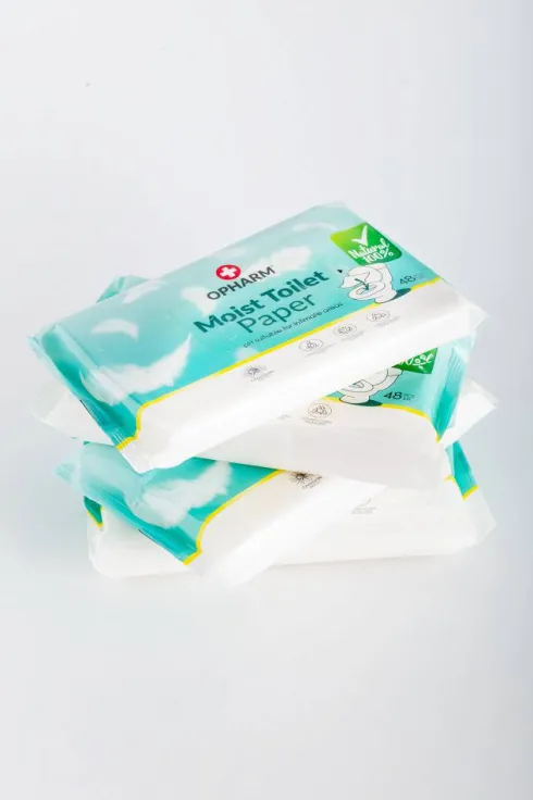Opharm Moist Toilet Paper Nawilżany papier toaletowy op. 48szt.