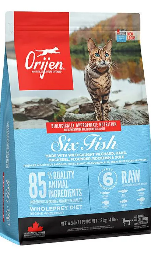 Orijen Cat Six Fish Sucha Karma dla kota op. 1.8kg