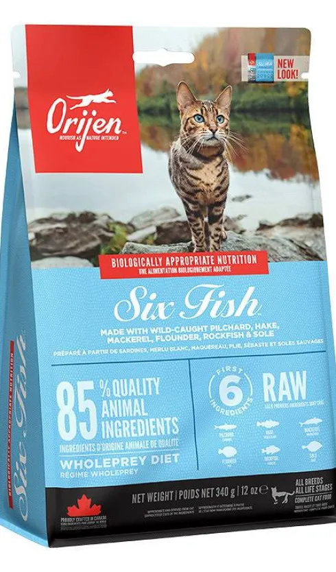 Orijen Cat Six Fish Sucha Karma dla kota op. 340g