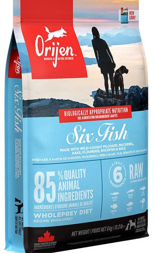Orijen Six Fish Sucha Karma dla psa op. 6kg