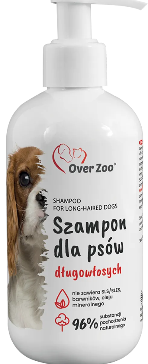 Over Zoo Szampon do długiej sierści dla psa poj. 250ml